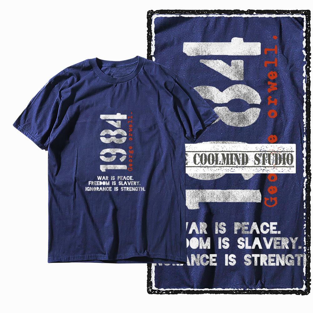 1984 Printed Exclusive Retro Pattern 2025 Hot Selling Mens Womens Casual Fashion Breathable Comfortable Loose Tshirt