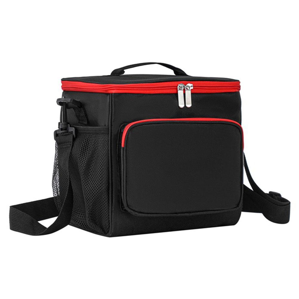 Insulated Lunch Bag Wide-Open Cooler Bag Large Capacity Picnic Organizer Bag Adjustable Shoulder Strap for Picnic Hiking Beach