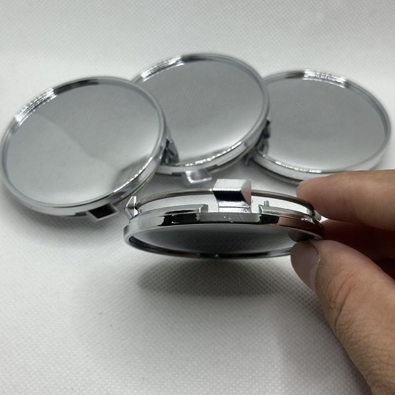 2026 4pcs/lot 61mm Blank No Logo Car Wheel Center Caps for 4YGYE New A3 A4 A6 Q3 Q7 Car Rim Hubcap Cover Dust-proof Covers Accessories