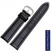 Smooth Genuine Calfskin Leather Watchband 18mm 19mm 20mm 21mm 22mm 23 Soft Straps Automatic Butterfly Buckle Business Watch Band