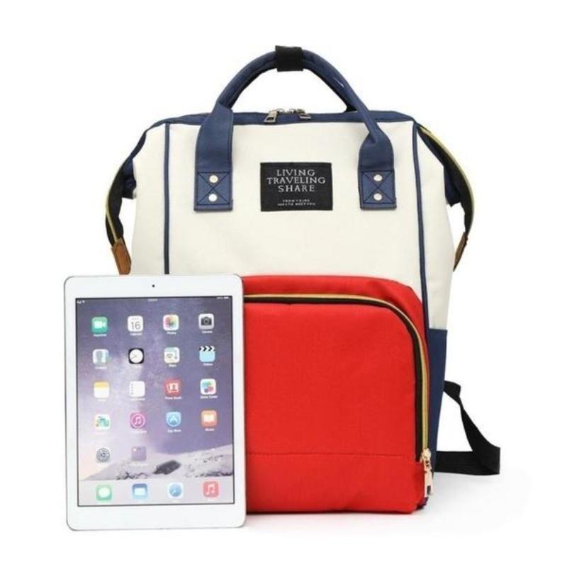 Modischer Rucksack mit großem Fassungsvermögen, Mutter- und Baby-Tasche, multifunktionaler Ausflugsrucksack, Schüler-Schultasche
