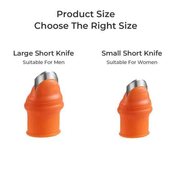 Thumb Cutter Fruit Vegetable Picking Cutter Set Silicone Finger Cots Pruning Portable Garden Tool for Strawberry Grape Branches