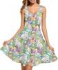 Summer Dress Casual Sleeveless Vest Cotton Skating Vest Short Medium and Long Dress