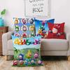 Pillow Covers Cartoon Kawaii O-Oddbodess Sofa Decorative Home Double-Sided Printing Short Plush Cute Cushion Cover