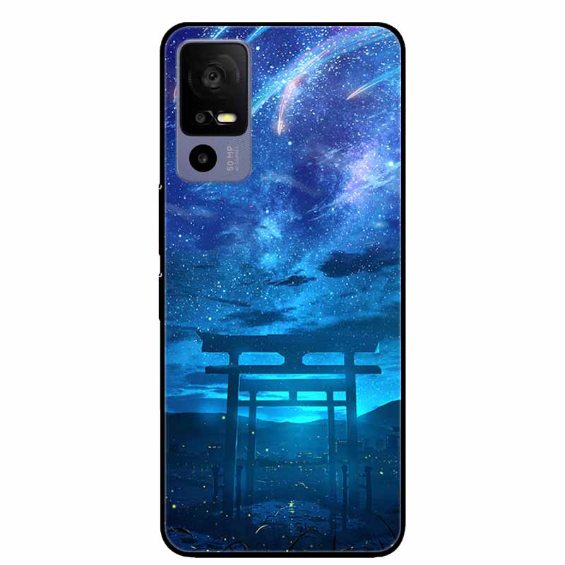 For TCL 40 R 5G Case Fashion Marble Soft TPU Silicon Back Cover for TCL 40R T771K T771H Phone Cases Protect Funda Shells Paras