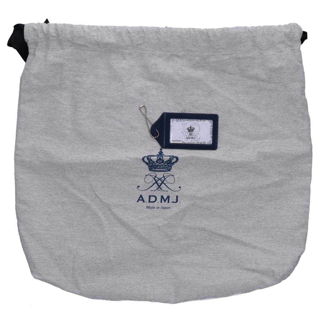 A.D.M.J. Accessoires De Mademoiselle [Good Condition] Shrink leather Tote Bag TurquoiseUsed