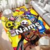 Custom Name Personalized Five Nights at Freddy's Print Carpet, Versatile Home Decor Rug, for Playroom, Apartment, Balcony, Entryway, Hallway Gift