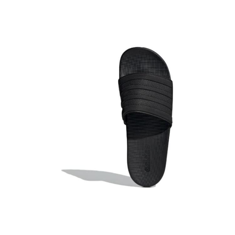 New Adidas Adilette Comfort Slides Triple Black ID3406