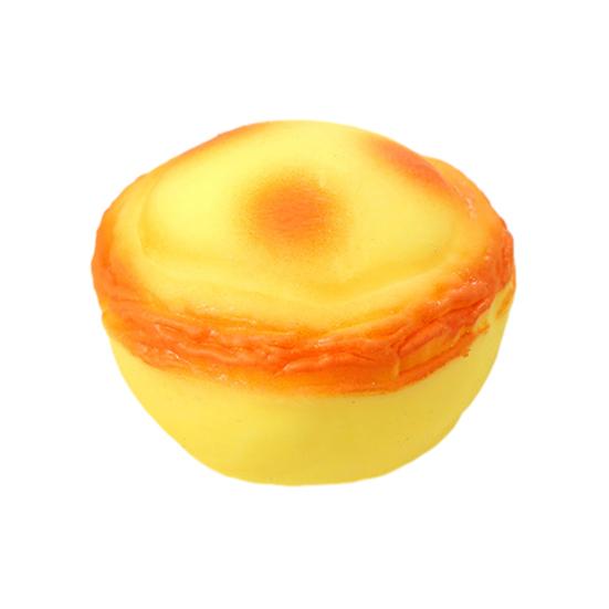 

Игрушка-сквиш в виде тарталетки с яйцом, медленно поднимающаяся, антистресс, для снятия напряжения, реалистичная еда, фиджет, сенсорная игрушка