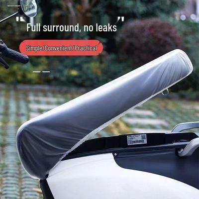 Universal Transparent Rain Cover for Electric Bike and Motorcycle Seat Cushion