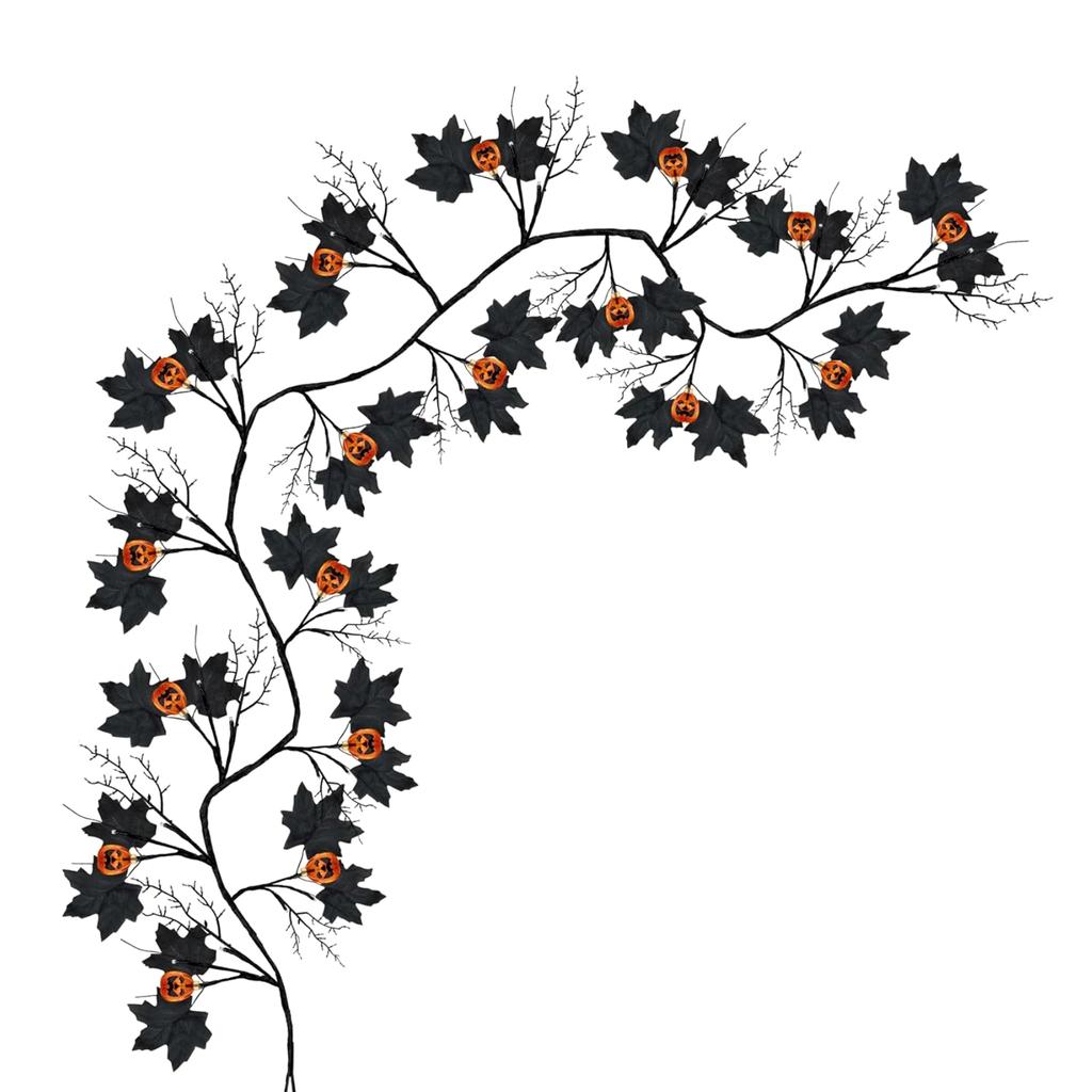 Led HalloweenPumpkinLantern StringsGhost Festival Decorative String Lights, Festival Decoration Colorful Lights