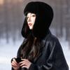 Polyester Trapper Ear Flap Hat Windproof Thick Plush Winter Hat Warm Ushanka Hat  Unisex