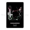 HUNGARORING HUNGARY TRACK MAP FLAG Hungaroring Grand Prix Circuit Metal Create Wall Decor Custom Design Pub Tin Sign Poster