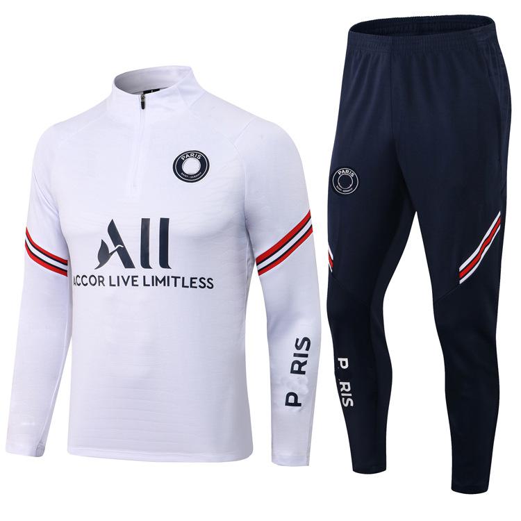 Paris Neymar Football Training Suit Autumn And Winter Long-Sleeved Appearance Suit Breathable And Quick-Drying Suit Team