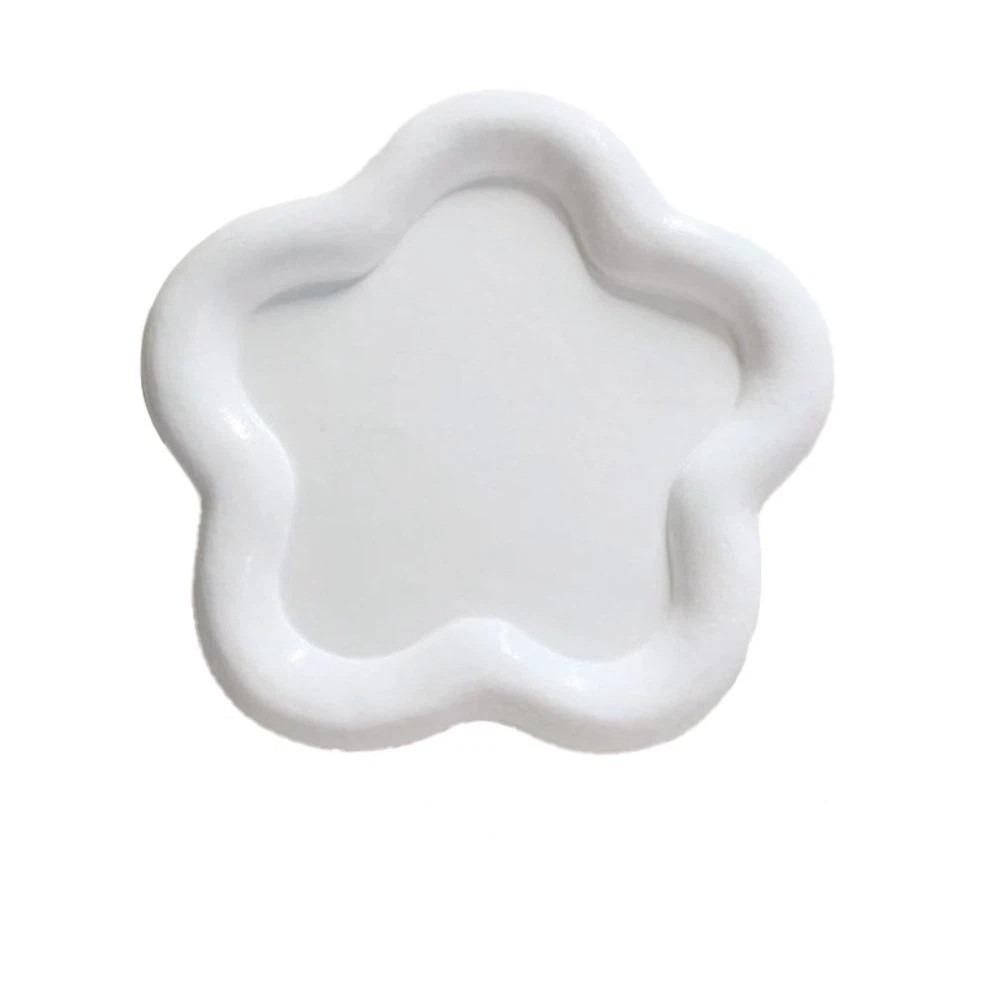 Flower Shaped Storage Plate Multi-functional Jewelry Display Plate Watches/Keys Storage