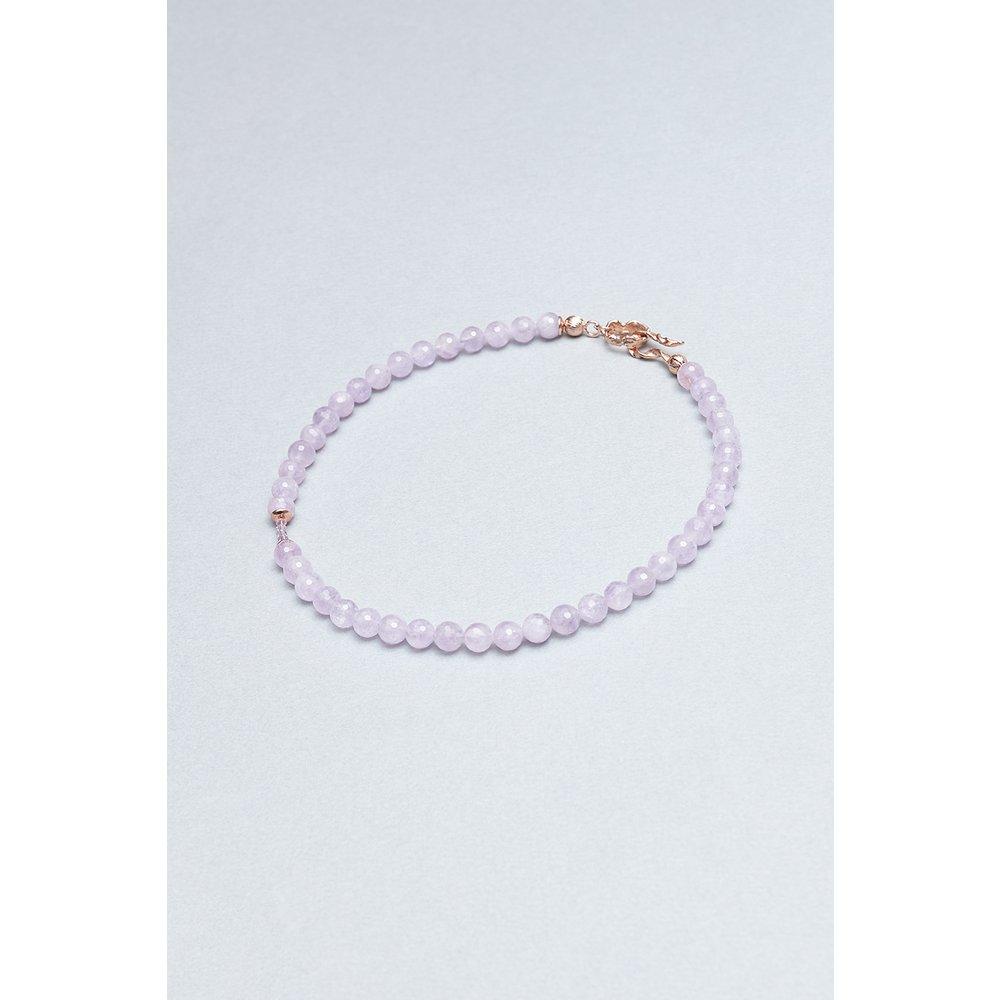 [Hazina] 8Mm Lavender Amethyst Necklace
