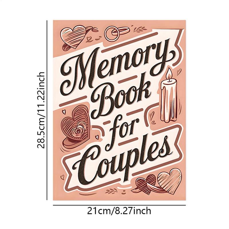 Couples Scrapbook Couple Photo Album 58 Pages Scrapbooking Supplies Notebook Meaningful Design For Honeymoons Love And Memories