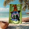 Ultra-Soft Beach Towel with Stitch Theme,Ideal for Pool - Camping, Diving - Perfect Travel Essential, Vibrant Beach Towel.