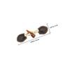 4Pairs Coat Toggle Buttons Retro Clothing Horn Fasteners Decorative Replacement Sewing Buttons for Coats