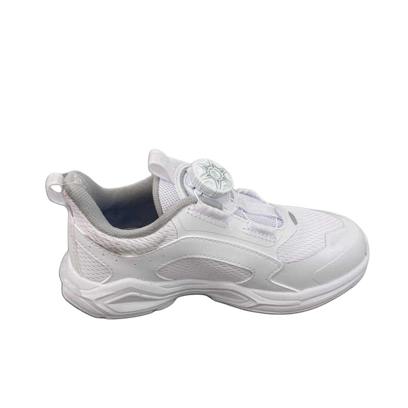 Anta Kids Bow Speed Synthetic Leather Comfortable Versatile Non-Slip Wear-Resistant Rebound Low-Top Running Shoes Kids sneaker White 332449907S-1