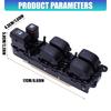 Four Button Driver Side Window Panel 840400P010 for Door Electrical Repair, Black ABS Housing for 2001-2007 Models and Daily Service