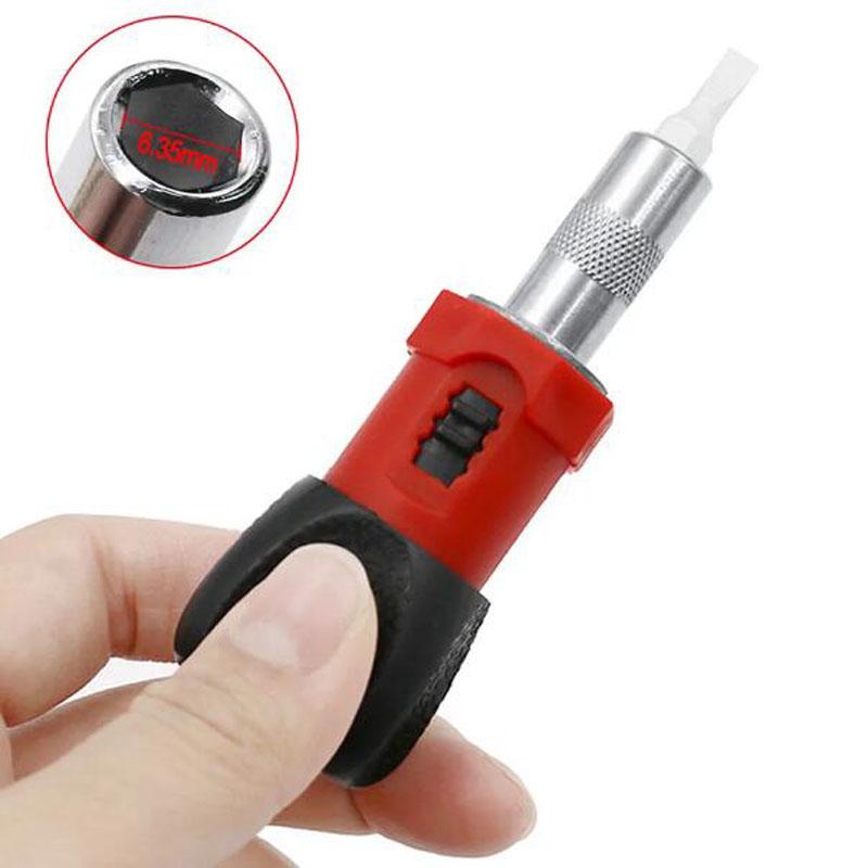 

1/4 Inch Hex Ratchet Screwdriver Bit Handle Pack of 1