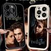 Phone Case for iPhone 17 Air 16E 15 16 Pro Max Twilight Saga Edward Cover 14 Plus 13 12 Mini Soft Shell Silicone Fundas