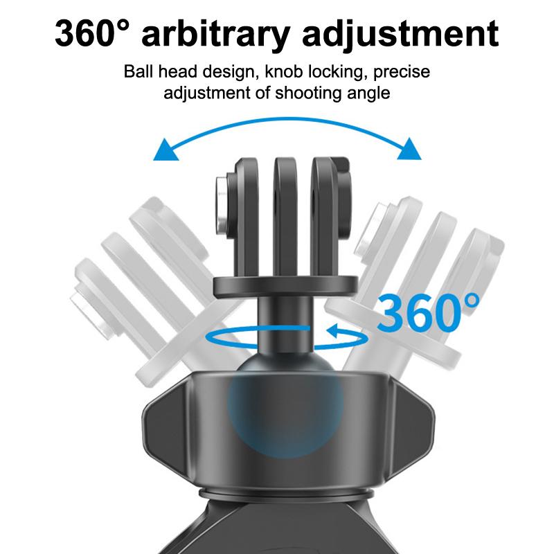 Universal Sport Camera Bike Riding Holder For Dji Action 5 Pro For Insta360 For Go Pro Bicycle Motorcycle Stand Brackets