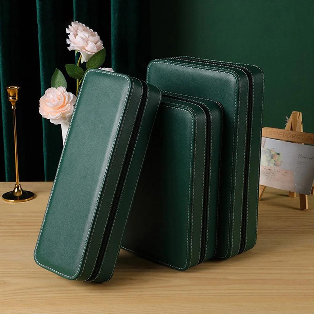6/10/12 Solts Watches Box Traveling Portable Zipper Watch Case Bracelets Display Box for Dustproof Protection Watch Storage Bag