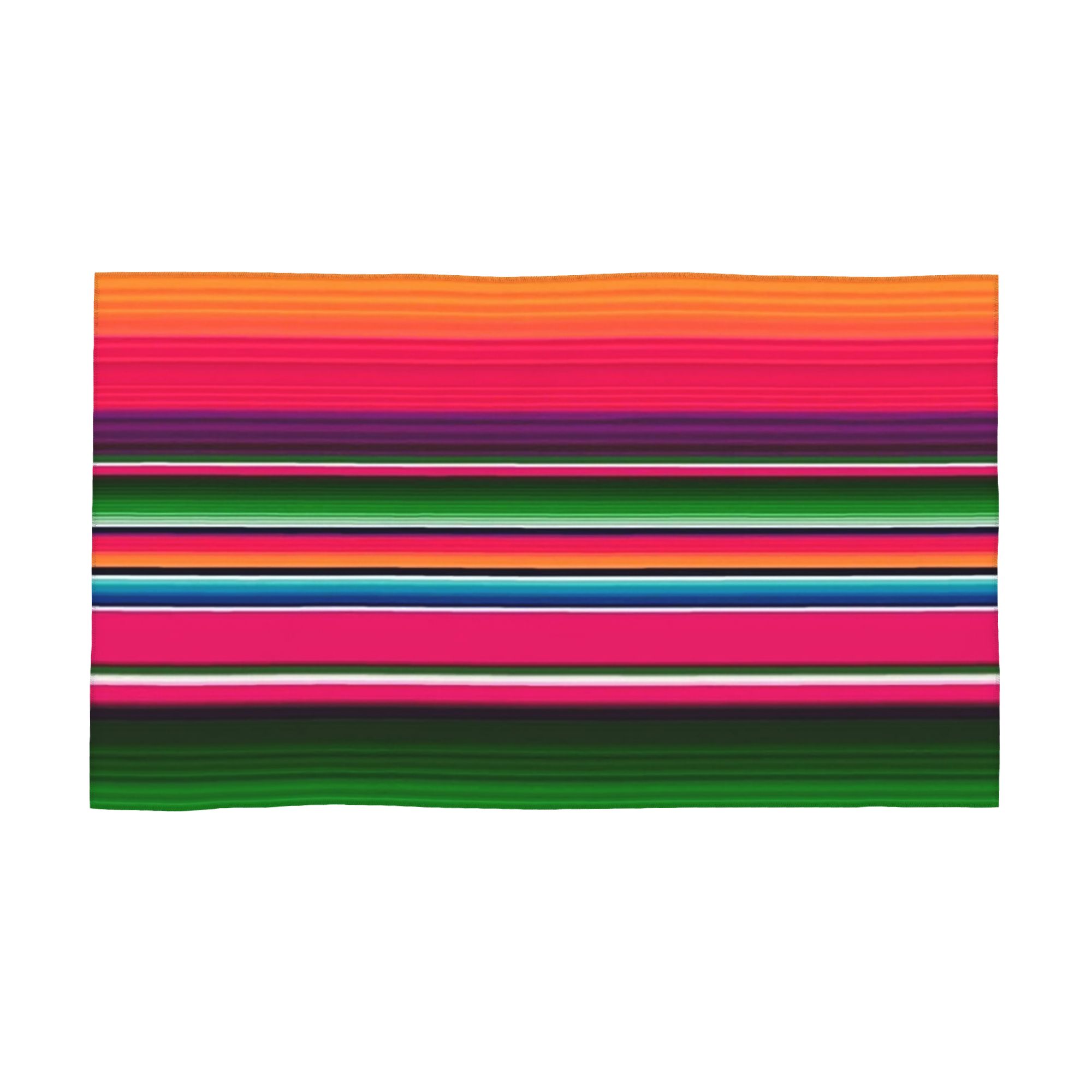 

Mexican Blanket Striped Fiesta Serape Soft Face Towel Quick Dry Pool Bath Cotton Towels Absorbent W30*H60(CM)