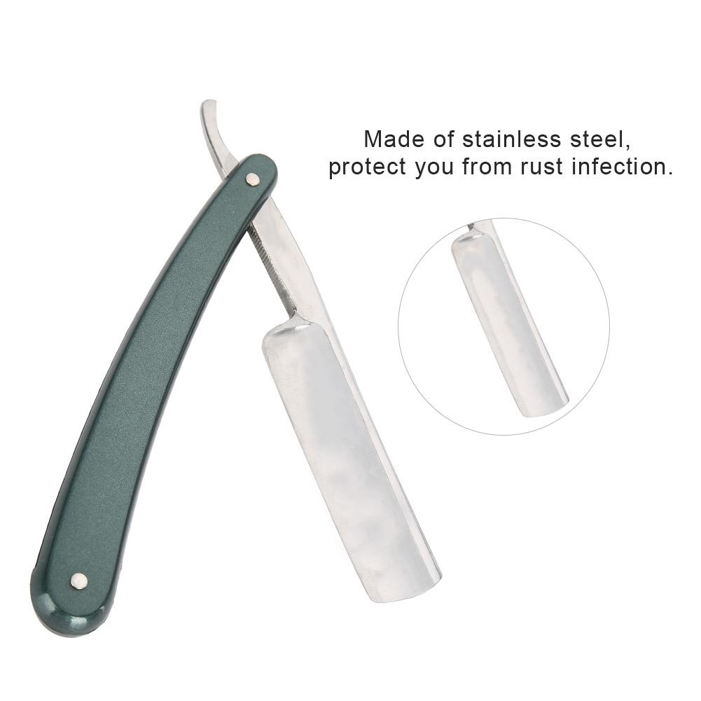 Professional Folding Hair Cut Barber Razor Stainless Steel Beard Shaver Hair Removal Tool