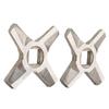 2Pcs Fleischwolf Klingen Universal Edelstahl Messer Cutter Ersatz für Mühlen