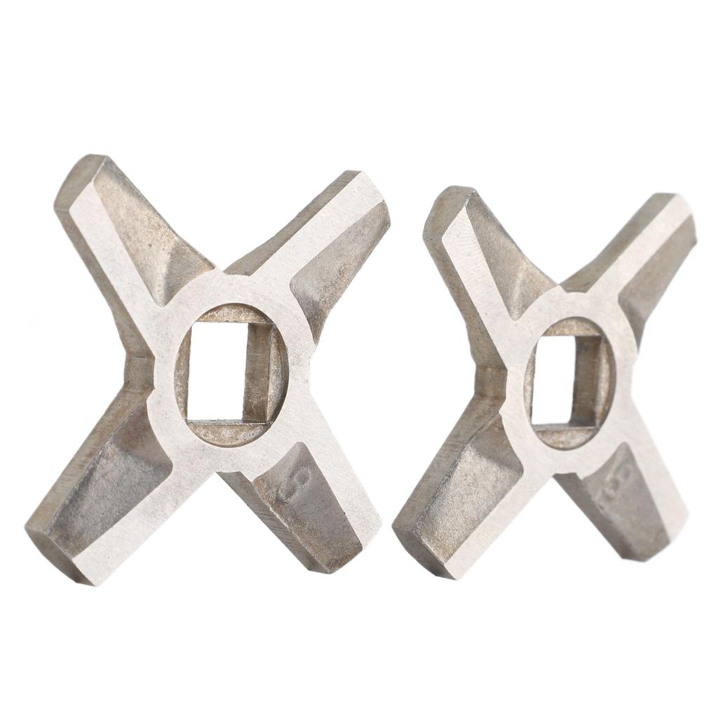 2Pcs Fleischwolf Klingen Universal Edelstahl Messer Cutter Ersatz für Mühlen