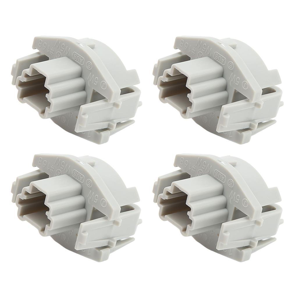4 Pcs Brake Taillight Socket Bracket 34102 S60 003 License Plate Light Bulb Housing for Accord Civic CR‑V Fit Odyssey