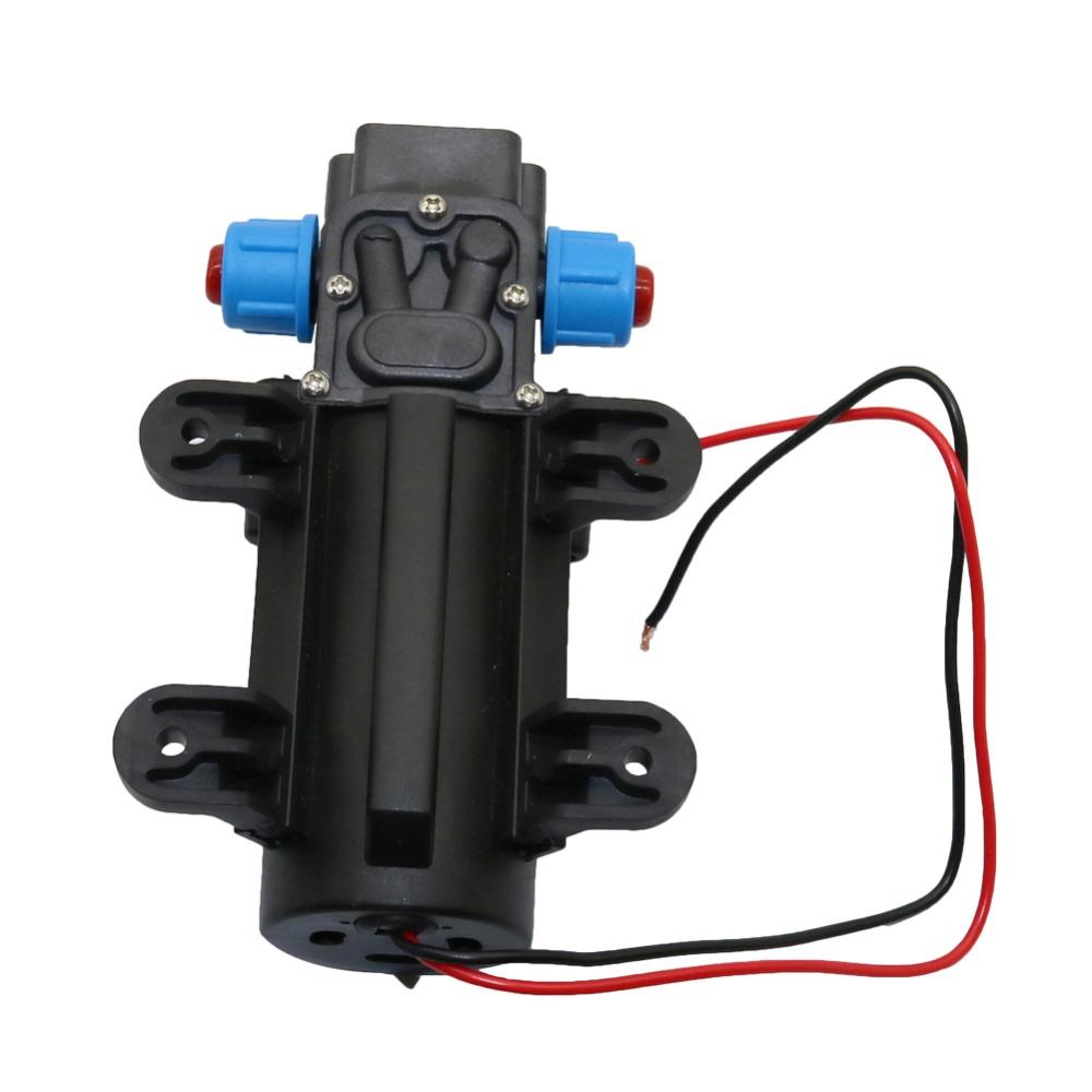 12V  5L  Electric Automatic Switch Water Pump  Black Miniature High-Pressure Diaphragm Cooling Pump Double Thread Spray Washer