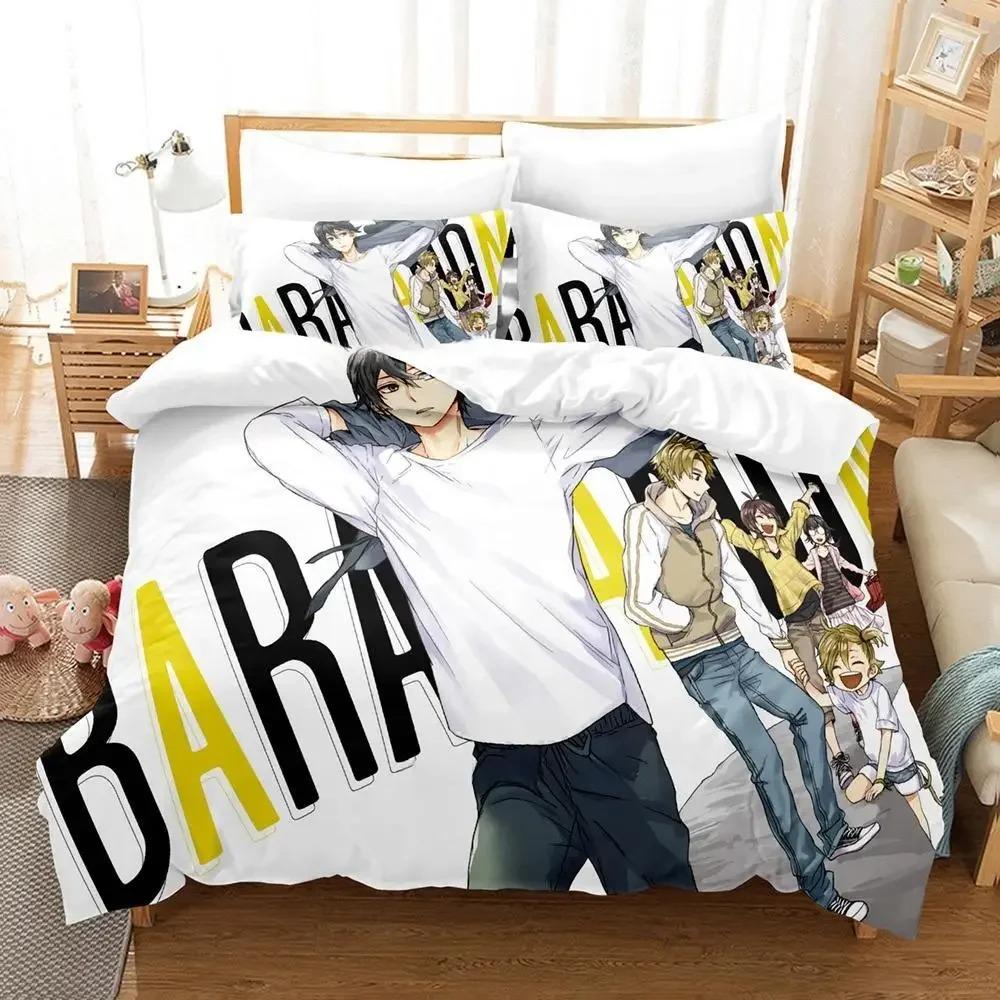

2024 Barakamon Bedding Set Single Twin Full Queen King Size Bed Set Adult Kid Bedroom Duvet cover Sets 3D Anime Bed Sheet Set 70x133cm 2pcs