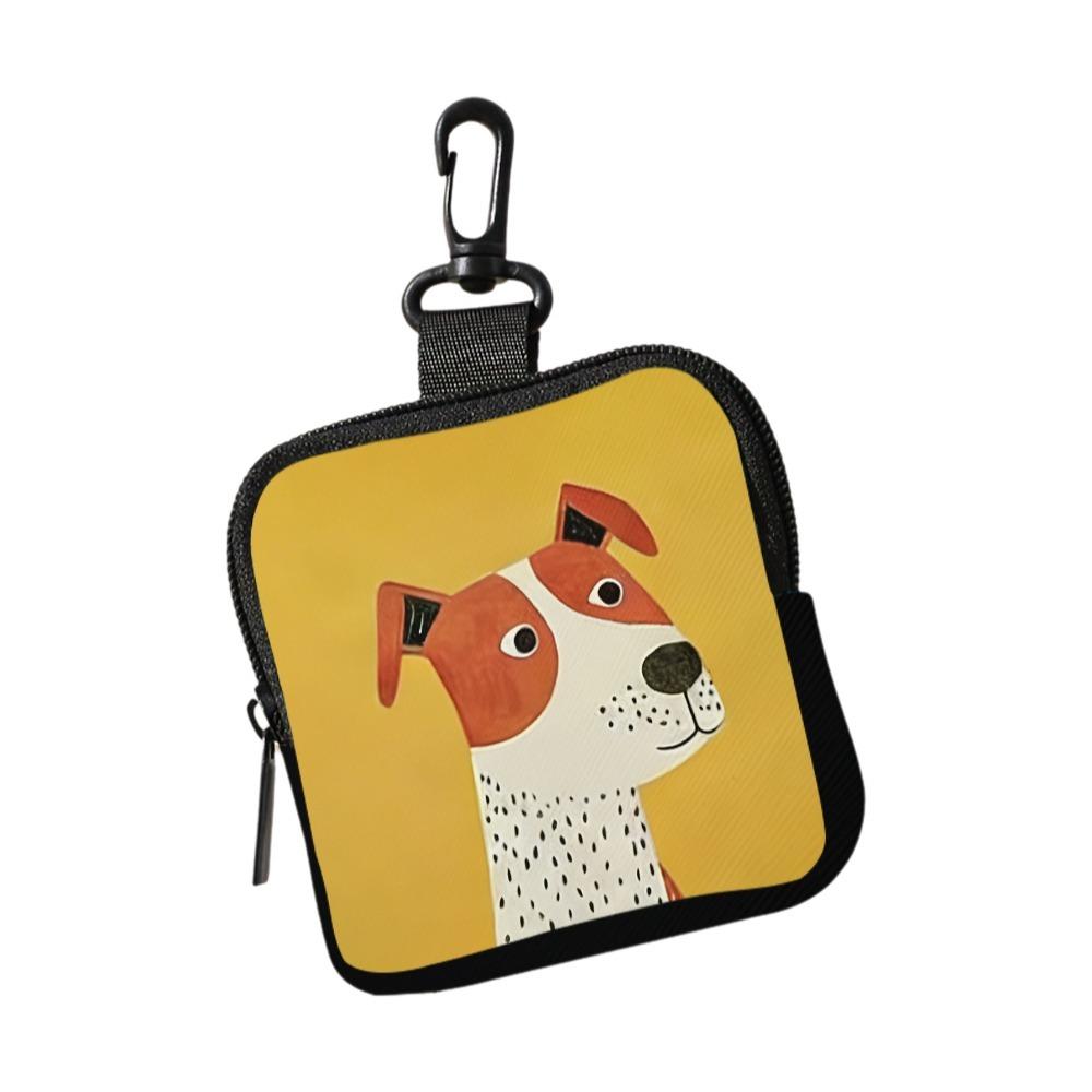 

Creative PVC Dog Coin Purse Lightweight Portable Zippered Wallet Mini Water-resistant Storage Bag Friends Gift