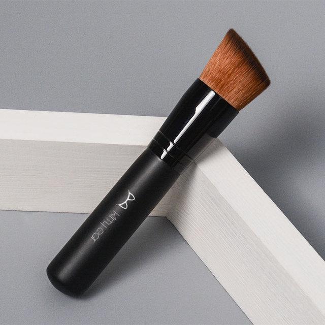 

1 шт., инструменты для макияжа, основы, кисти для макияжа, контурный консилер, синтетические волосы, профессиональная кисточка для макияжа для лица, красота чёрный