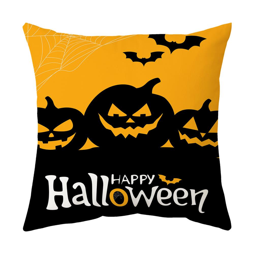 Halloween Pillow, Sofa Pillow Case, Printed Holiday Decoration Scene, Party Ghost Festival Decoration