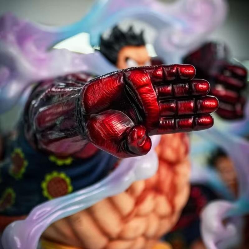 100%Genuine One Piece Anime Figures Gear Fourth Luffy Figures 30Cm Pvc Model Desk Ornament Statue Collection Gifts In Stock
