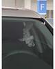 Charming Car Ornaments: Plush Passenger Seat Toys & Decorations for Women, Perfect for Tesla.