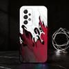 F-Fluid Art Phone Case For Samsung S25,24,21,22,23,30,Ultra,20,Plus,Fe,Lite,Note Soft Black Cover