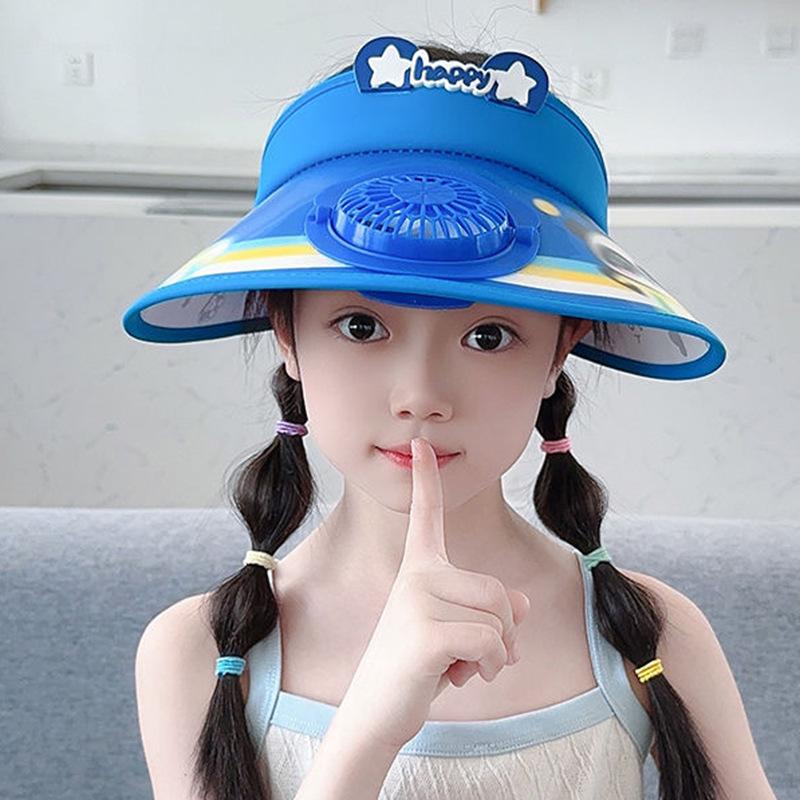 

Детская шляпа Шляпа с солнечным вентилятором Летняя шляпа для девочки Мультяшная Градиентная Космическая Защита от солнца Шляпа для девочки Уличная шляпа от солнца 3-12 years