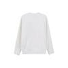 Armani Exchange Cotton Plaid Logo Outline Embroidered Loose Heavyweight Crew Neck Long Sleeve Sweatshirt Men Sweatshirt White 6RZMGA-ZJ4XZ-1116