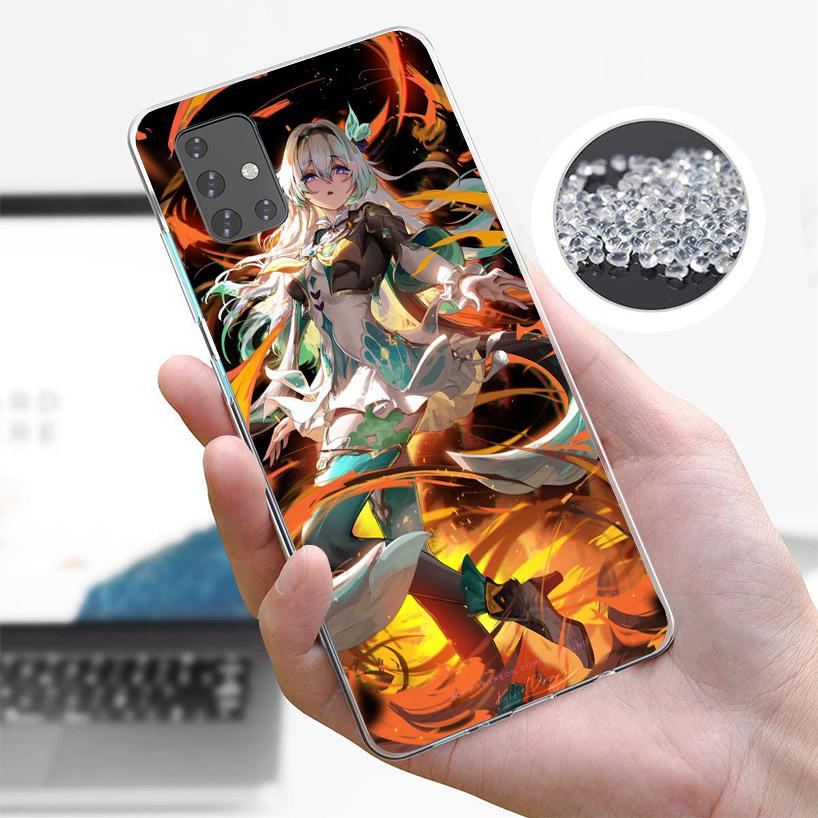 Honkai Star Rail Firefly Cover Phone Case For Samsung Galaxy A12 A22 A32 A52 A72 A02S Phone Case Note 20 Ultra 10 S10 Plus A51 A