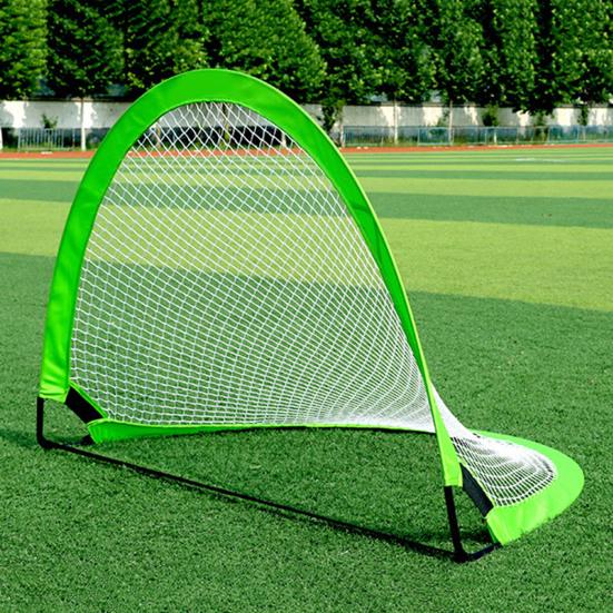 Outdoor Movable Soccer Goal Net Enhance Accuracy & Skills Improve Wear-Resistant Foldable Football Shot Mesh Practice Football Target Net