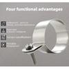 2/5/10pcs 304 Stainless Steel Ohmic Grounding Clamp Pipe Clamp Horseback Clamp Bracket Pipe Buckle Hose Clamp