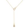 Fashionable Zircon Micro-Set Gourd Pendant Necklace Elegant And Versatile Light Luxury Jewelry