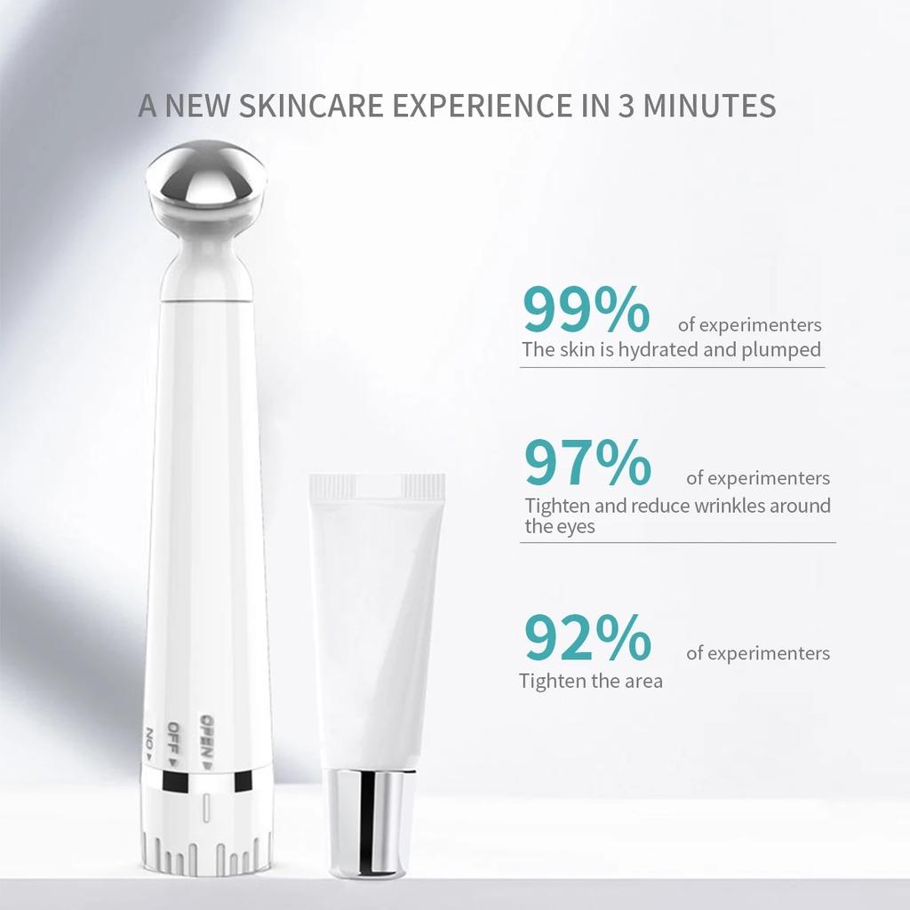 Electric Vibration Eye Massager Anti-Ageing Wrinkle Dark Circle Removal Rejuvenation Mini Eye Beauty Device Sleeping Mask Pen