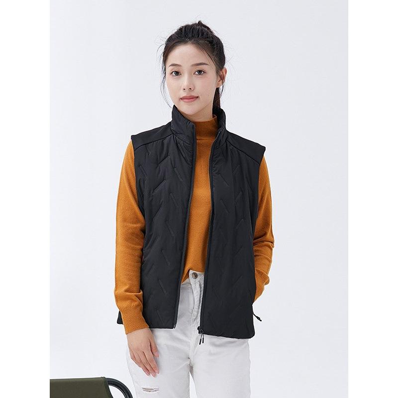 Neue Paar Herbst- und Winter Baumwollweste Sport und Freizeit Herren- und Damen Gleich Ärmellos Warm Stehkragen Weste Jacke